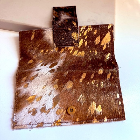 NWOT Genuine Leather Cowhide Large Wallet - Picture 5 of 6